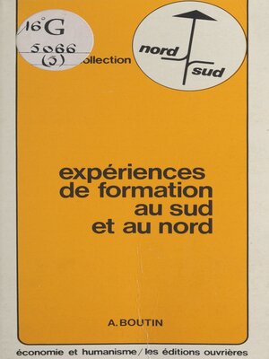 cover image of Expériences de formation au Sud et au Nord